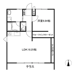 カーサソニア【1階】の間取り
