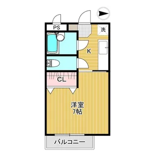 メゾン神明【2階】の間取り