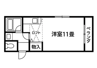 カナディアンハイツ【2階】の間取り