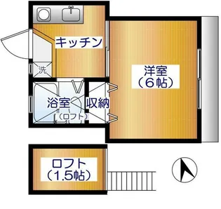 メゾンS【2階】の間取り