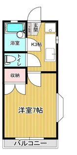 NDコーポ【1階】の間取り