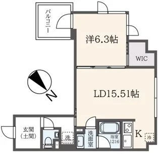神奈川県川崎市多摩区登戸【マンション】の間取り