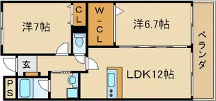 ポラリス【1階】の間取り