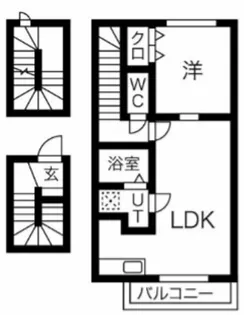 椿山荘【3階】の間取り
