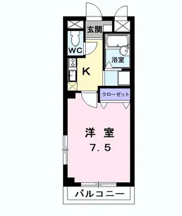 ラゼル山王II【2階】の間取り