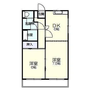 エクセレントハイツ【1階】の間取り