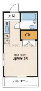 東京都世田谷区祖師谷1【アパート】の間取り