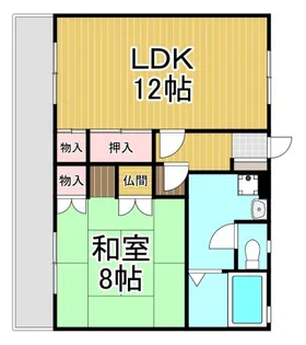 イズミハイツ【1階】の間取り