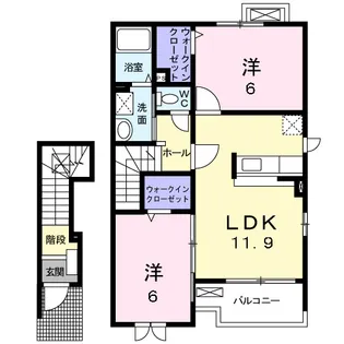NEO CASTLE【2階】の間取り