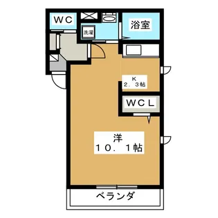 グランメールII【2階】の間取り