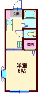 ディアス西大井【1階】の間取り