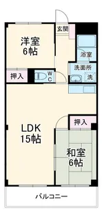 ロイヤルヒルズ春日部【4階】の間取り