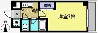 フローレス山田【2階】の間取り