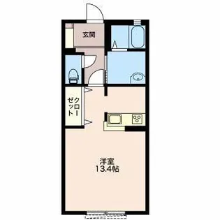 タウンコート【1階】の間取り