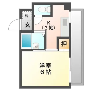 広島県尾道市十四日元町【マンション】の間取り