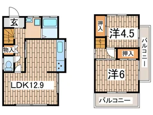 神奈川県横須賀市浦上台2【一戸建】の間取り