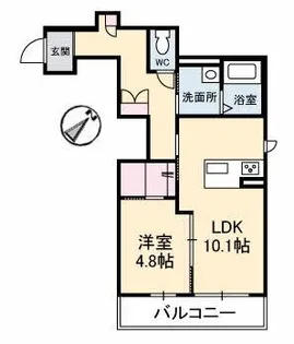 グランデ松保町【2階】の間取り