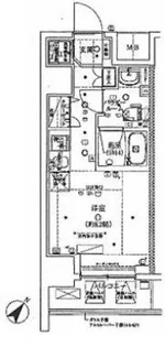 スパシエウインド横浜【5階】の間取り