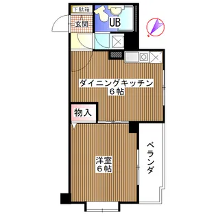 ライオンズマンション西千葉第2【3階】の間取り