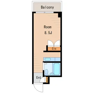 サンライズ汀【3階】の間取り