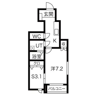 StarSweet 7th【1階】の間取り