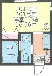 アイビット菊名【1階】の間取り