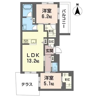 フェリシータ【1階】の間取り