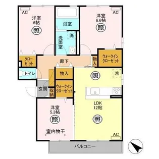 レジーア【2階】の間取り