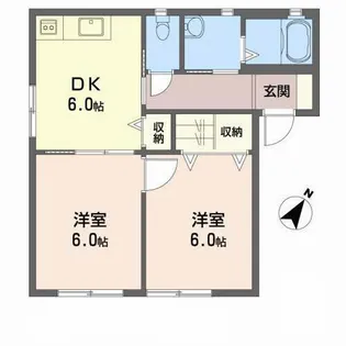 ナチュールJ【1階】の間取り