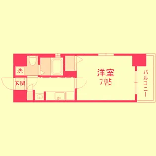 大阪府大阪市福島区吉野4【マンション】の間取り