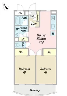 シャトー高山【2階】の間取り