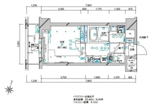 メインステージ板橋本町駅前II(メインステージイタバシホンチョウ【3階】の間取り