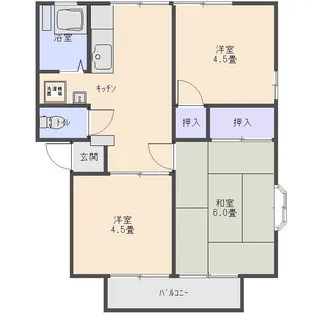 タウンハウスA【1階】の間取り