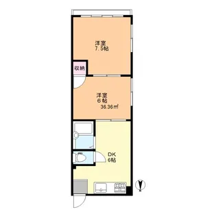 綾瀬2丁目賃貸住宅【2階】の間取り