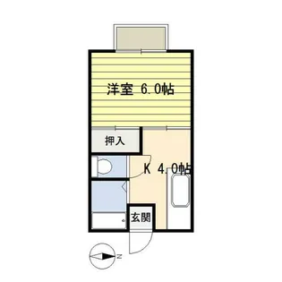メゾンふかた【1階】の間取り