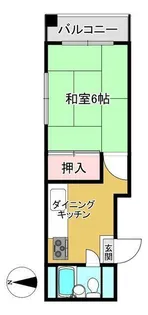 ハイツ小板橋【3階】の間取り