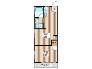 グリーンハイム【2階】の間取り