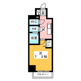 メイクス城西RESIDENCE【8階】の間取り