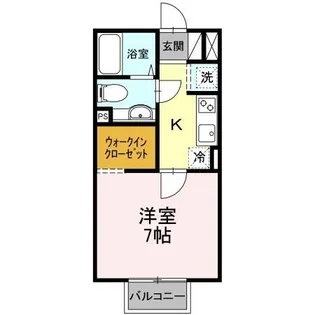 サンハイツ松ヶ台【2階】の間取り