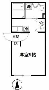 MODULOR吾妻橋【2階】の間取り