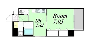 アスヴェル梅田WEST【2階】の間取り