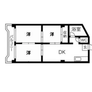 第2協和コーポ【6階】の間取り
