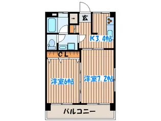 アロエ仙台【5階】の間取り