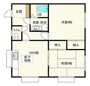 市ヶ尾森ビル弐番館【1階】の間取り