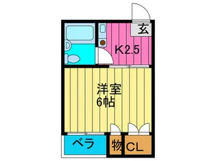 おしゃれ館 北斗【3階】の間取り
