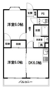 ラフォーレオオモリ【1階】の間取り
