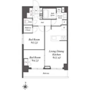 AIFLAT両国【9階】の間取り