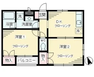 紫陽花館【1階】の間取り