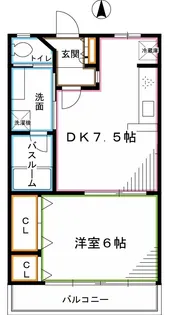 セゾン下井草【2階】の間取り