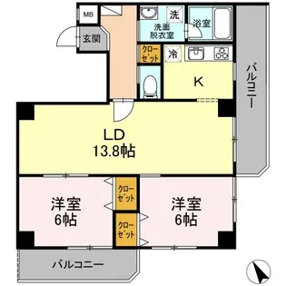 SeLene【1階】の間取り